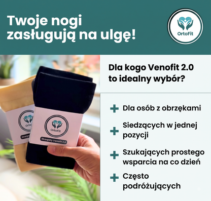 Venofit 2.0 - skarpety kompresyjne dla zdrowszych nóg