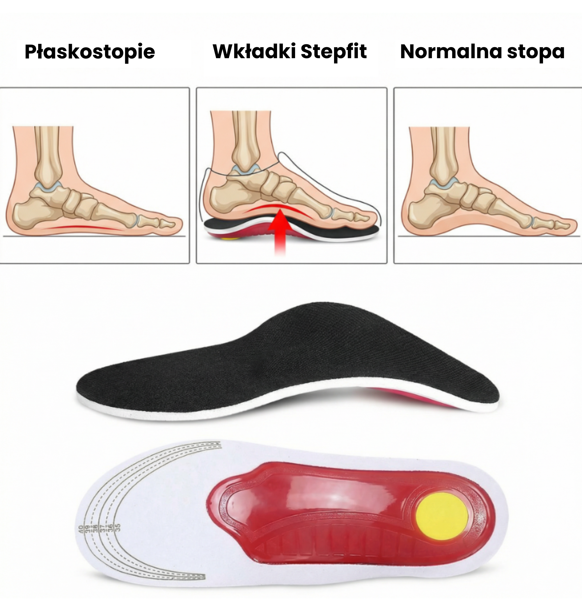 Stepfit - ortopedyczne wkładki do butów