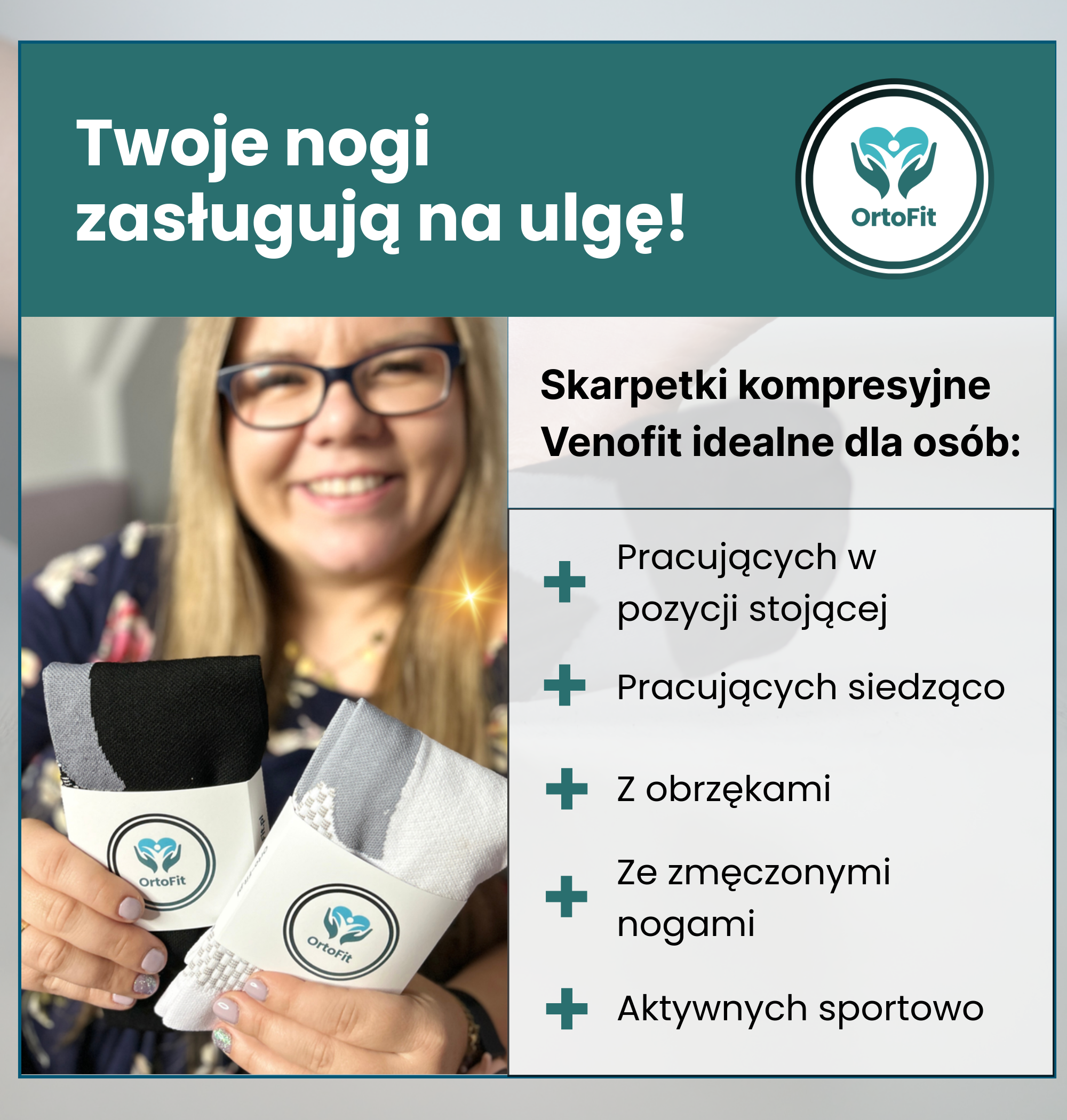Venofit - skarpety kompresyjne dla zdrowszych nóg