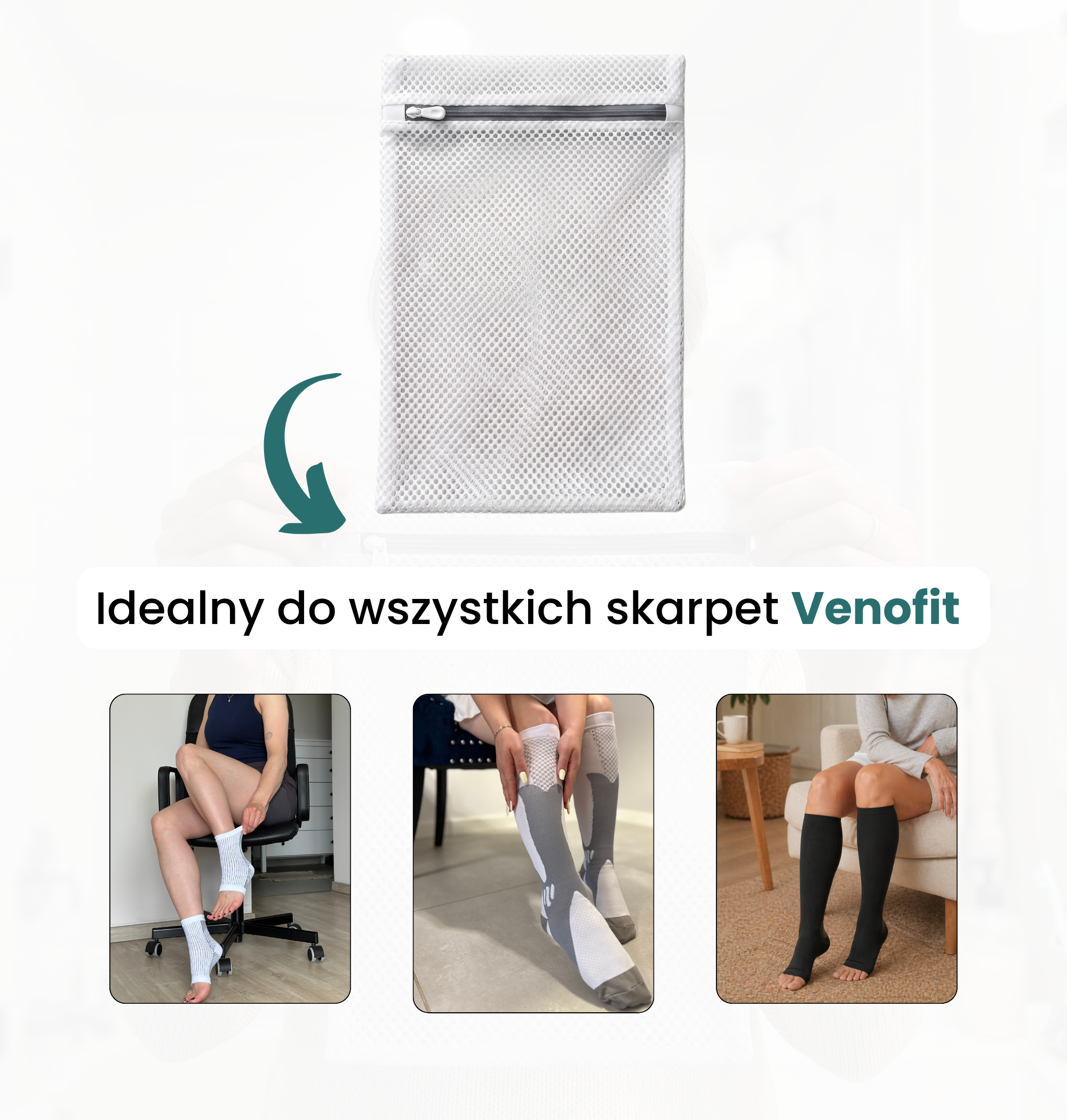 Woreczek do prania skarpet kompresyjnych Venofit